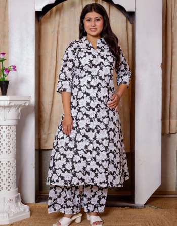 Lines Saree with Floral Digital Print