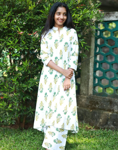 Green Vine Delight co-ord set