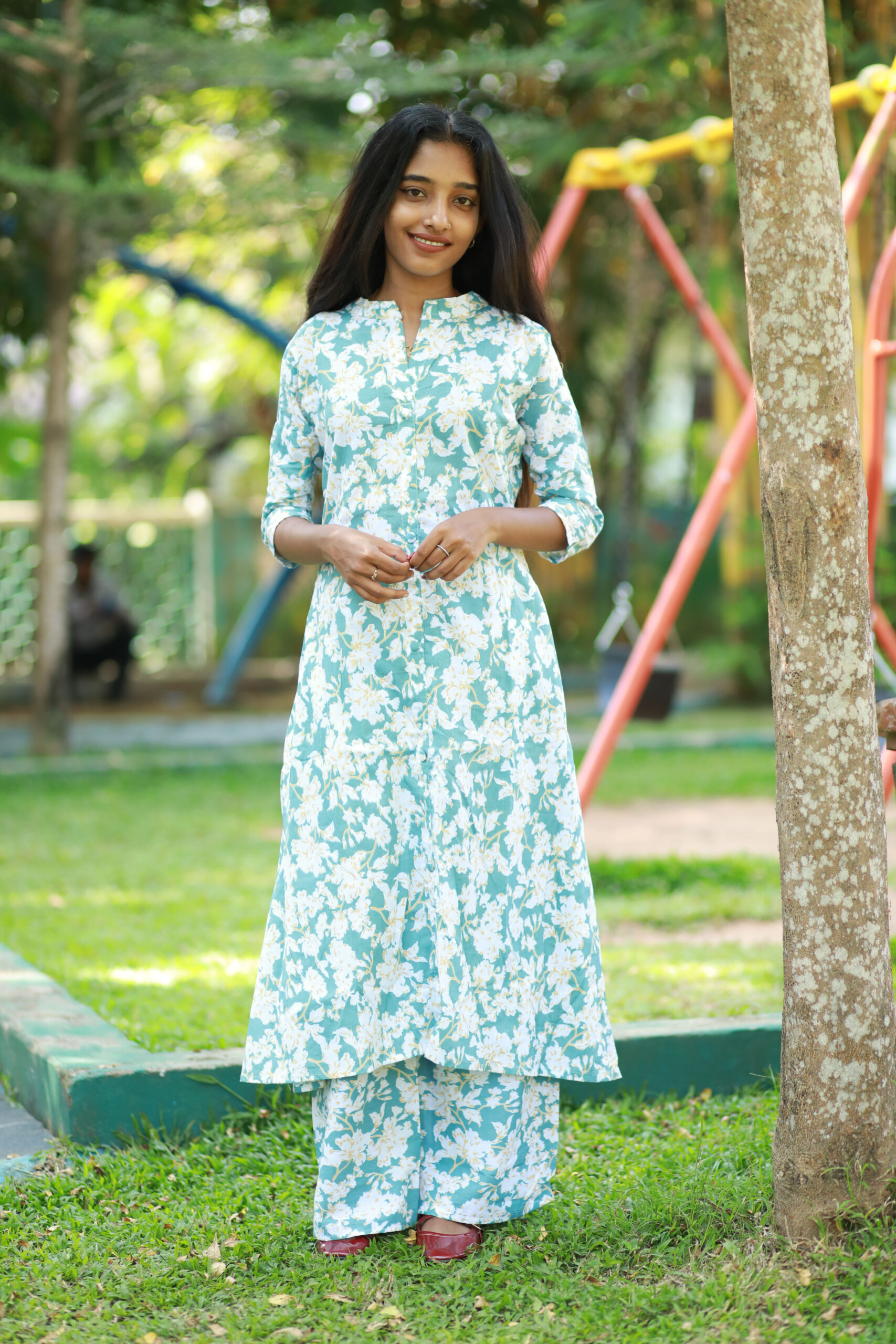 Mint Blossom Co-ord Set