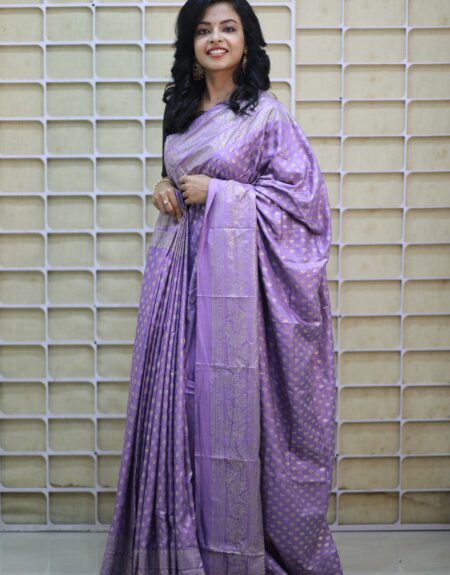 Lavender Saree