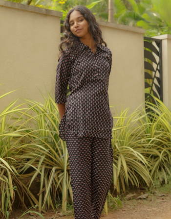 Tiny Flower Short Cord Set